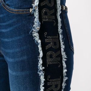 Stylish shiny trendy jeans